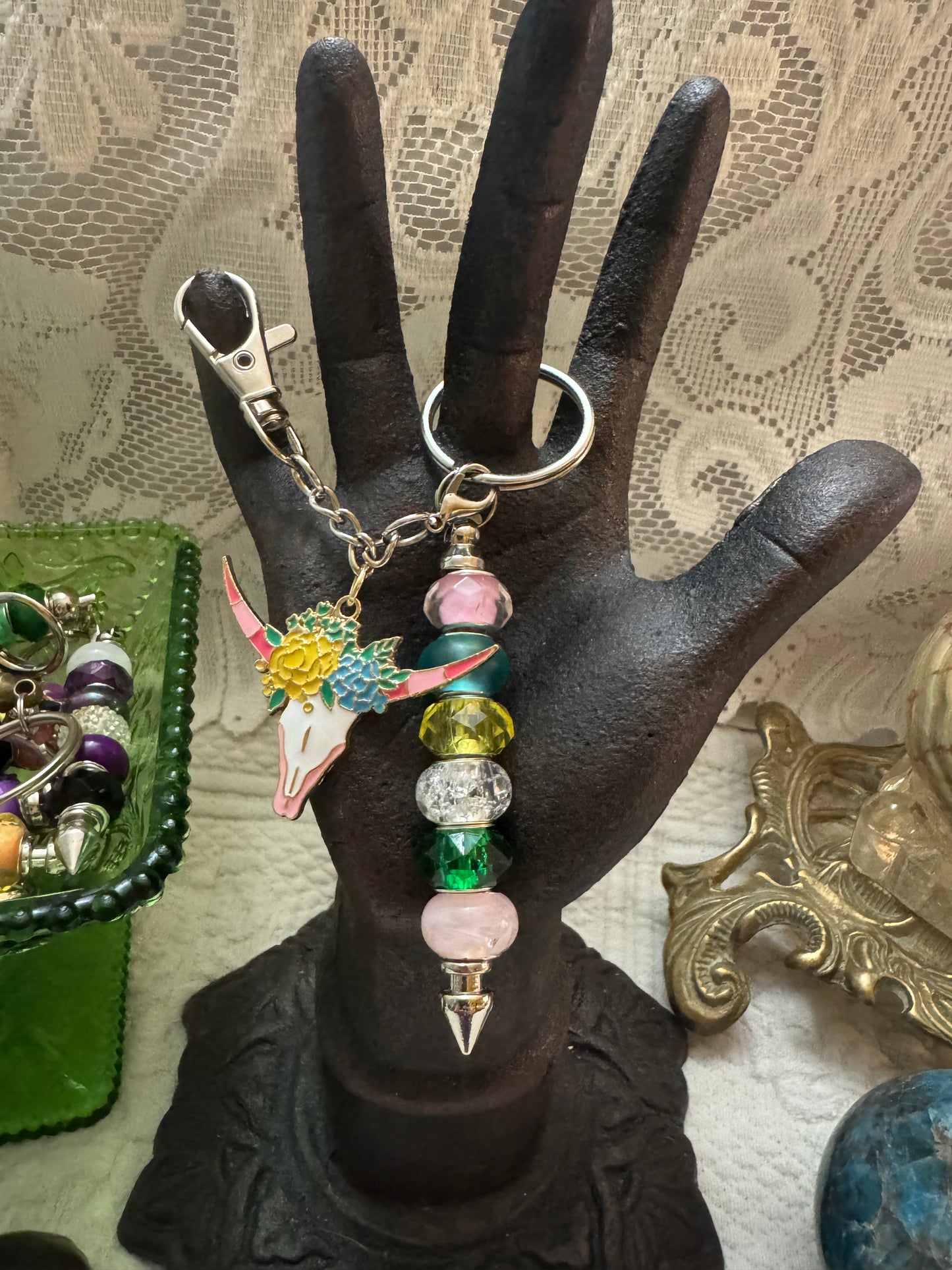 Key Chain- Boho Bull