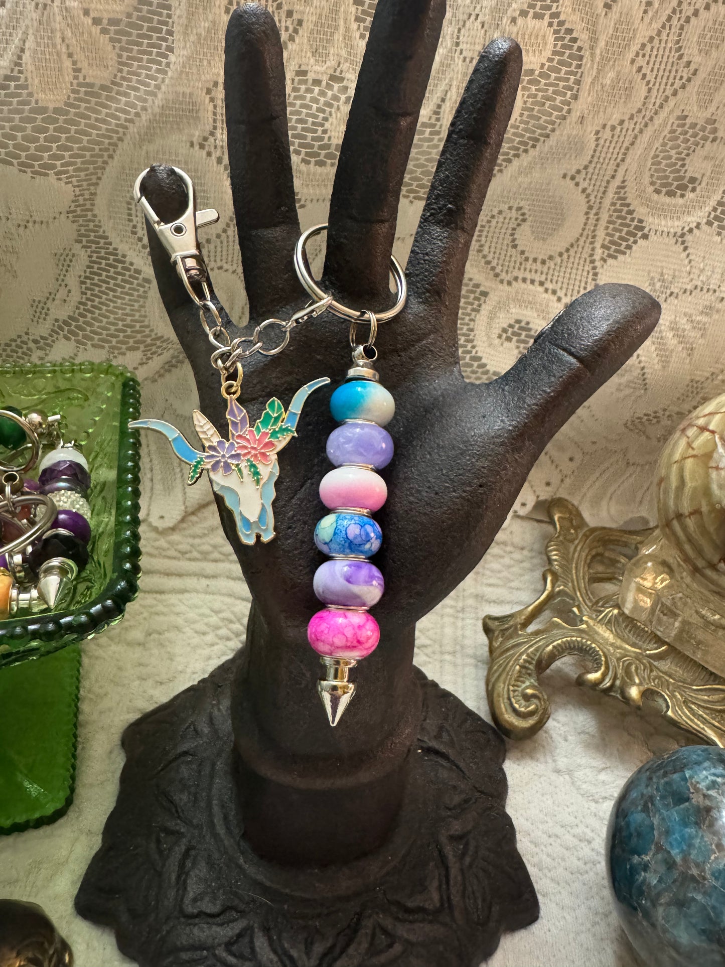 Key Chain- Boho Bull