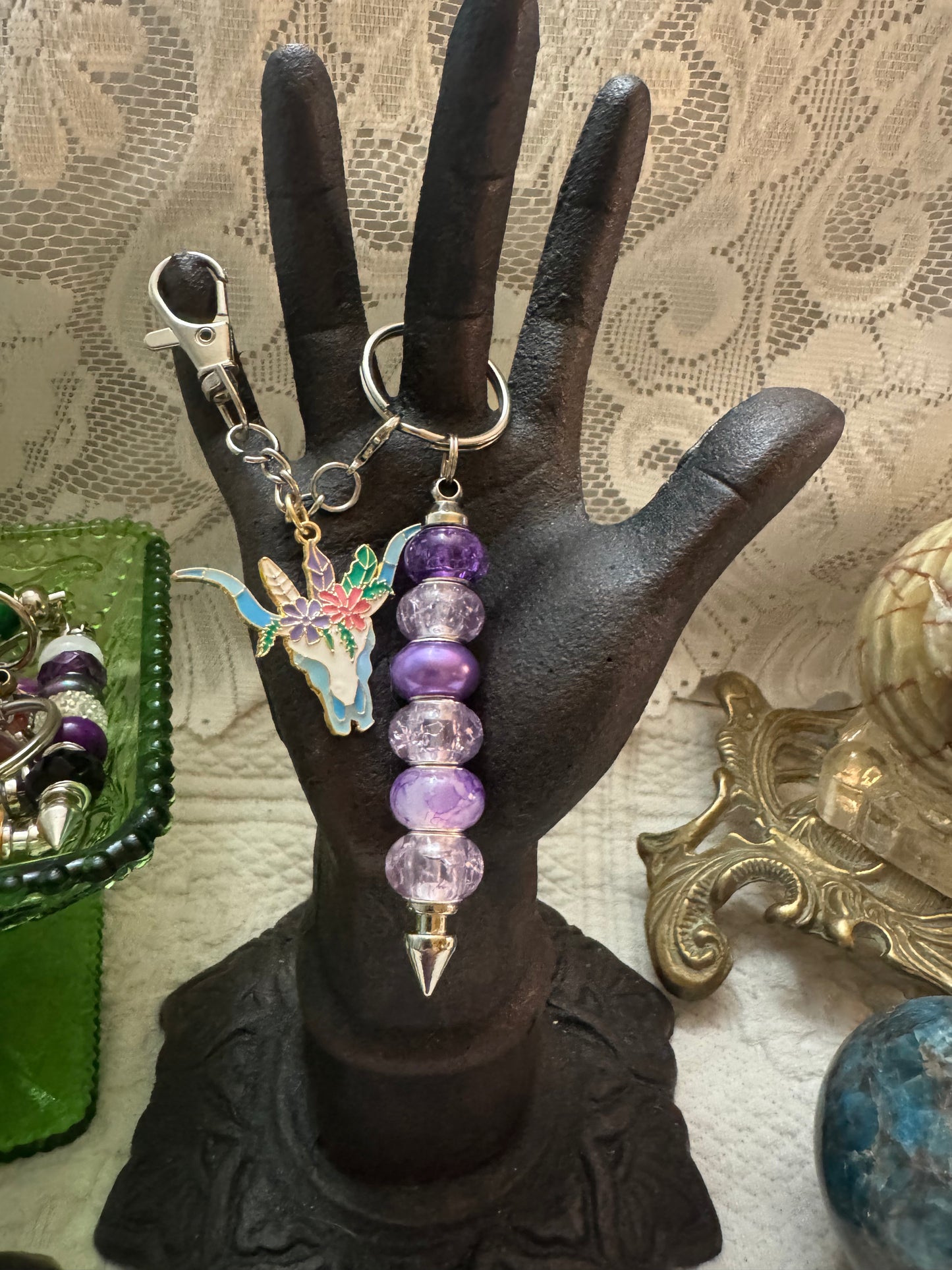Key Chain- Boho Bull