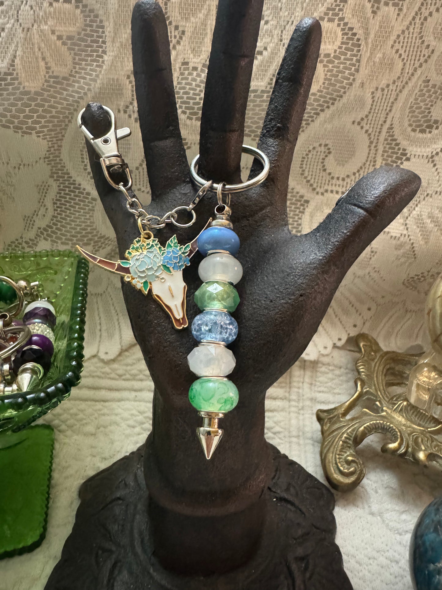 Key Chain- Boho Bull