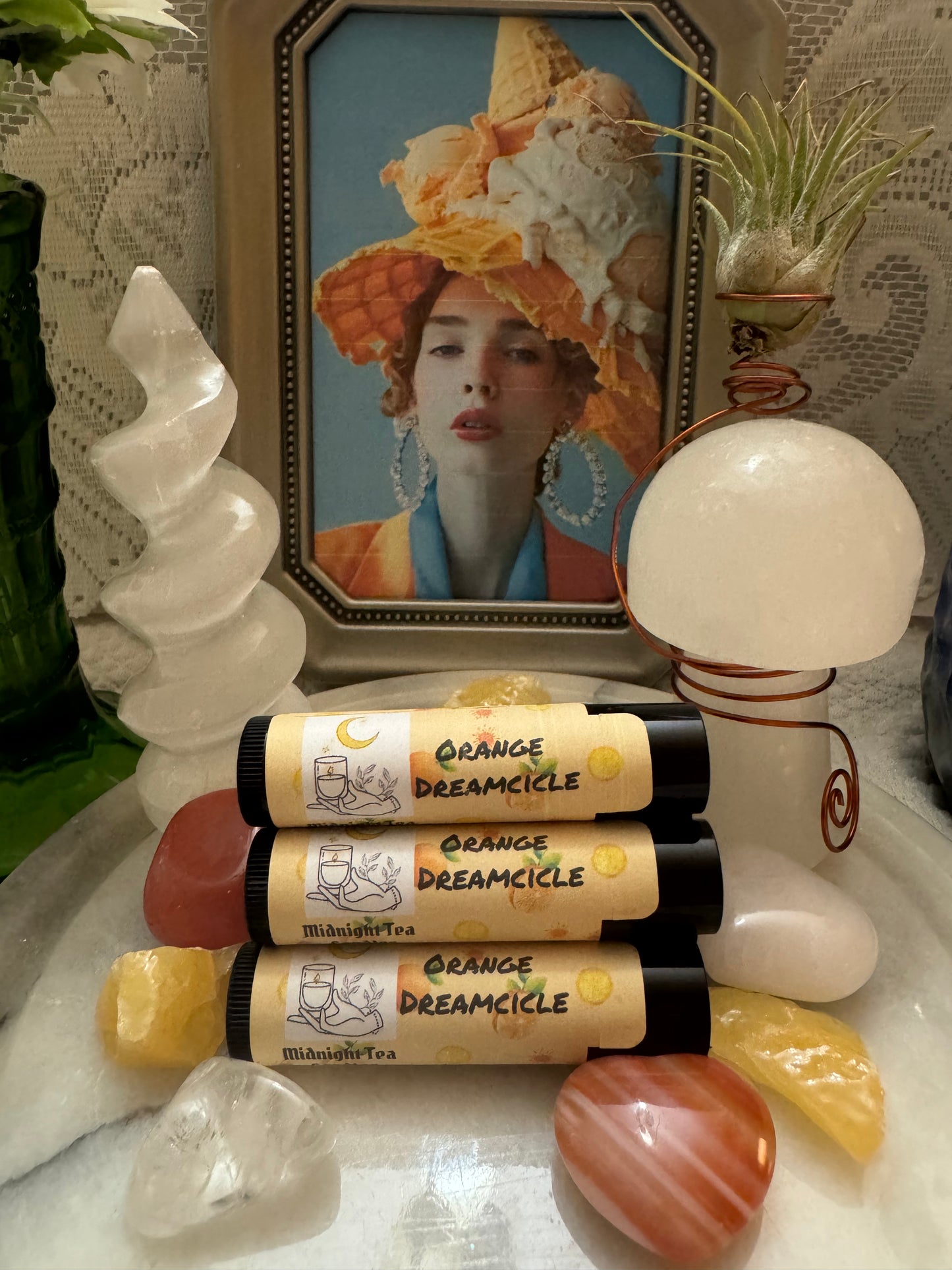 Orange Dreamcicle Lip Balm Tube