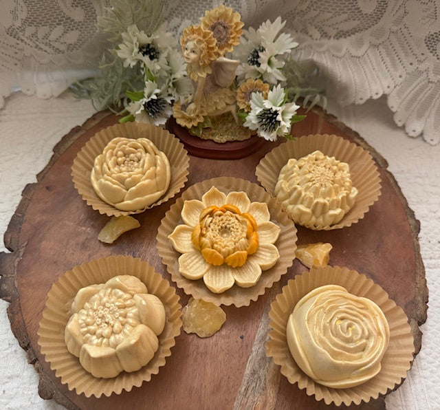 Oatmeal Soap- Lemon Chiffon-Flowers