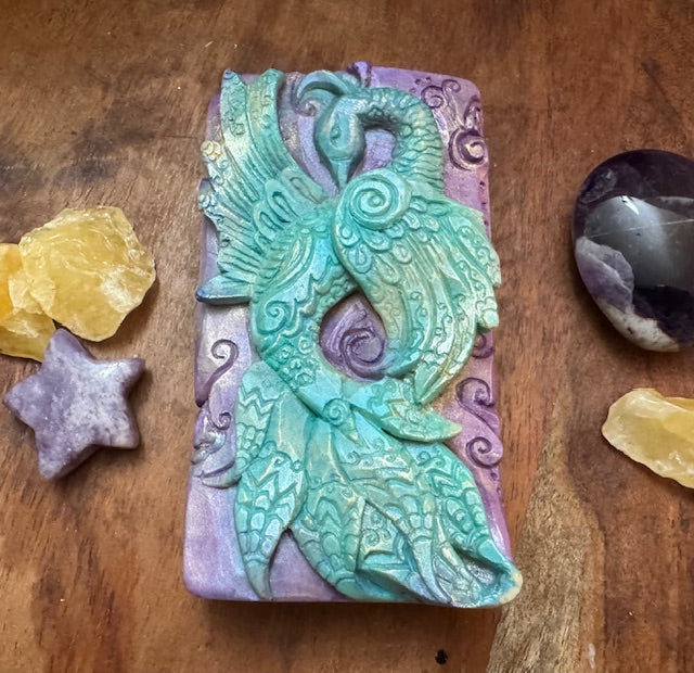 Oatmeal Soap- Lemon Chiffon-Peacock