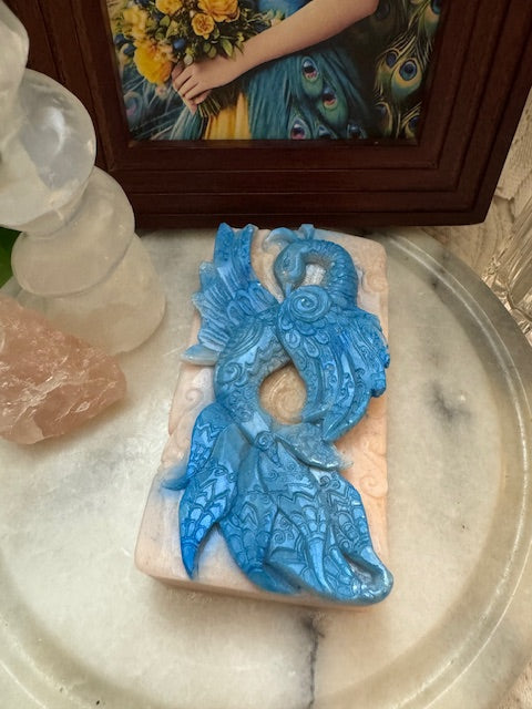Oatmeal Soap- Mahogany Coconut- Peacock