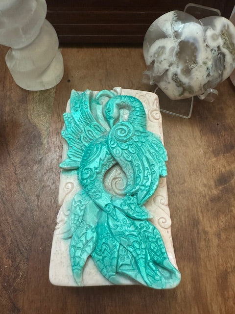 Oatmeal Soap- Strawberry & Cream -Peacock
