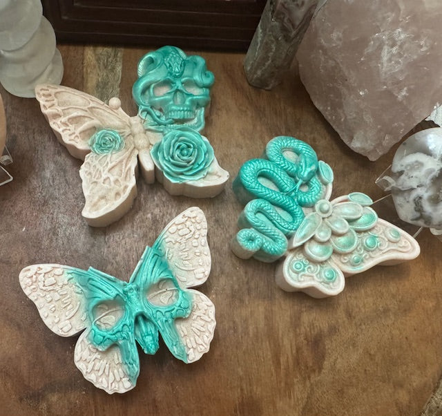 Oatmeal Soap- Strawberry Cream- Butterflies