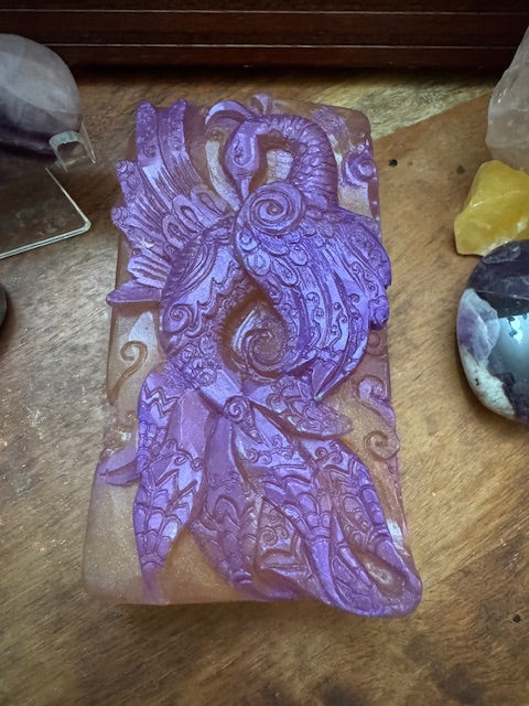 Honey Base Soap- Oatmeal Milk & Honey - Peacock