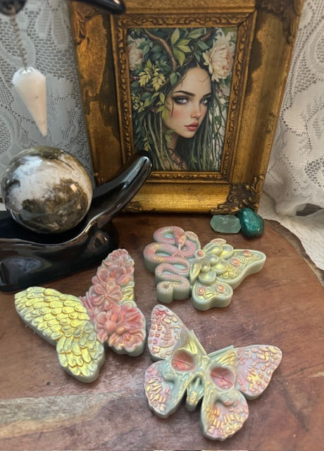 Goat's Milk Base Soap- Eucalyptus Tea - Butterflies