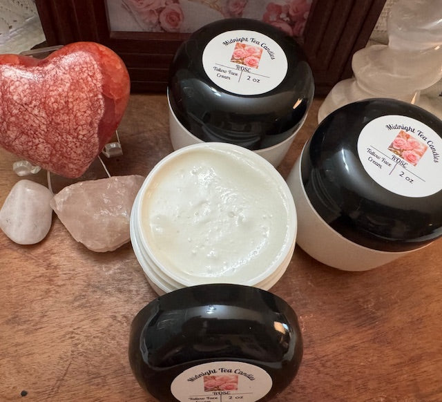 Tallow Face Cream- Rose