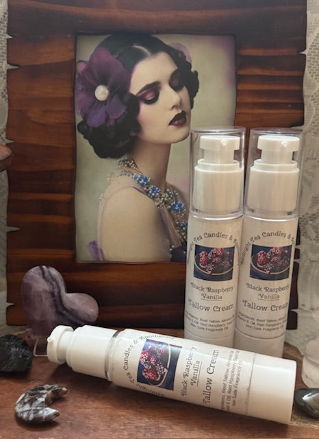 Tallow Face Cream- Black Raspberry Vanilla