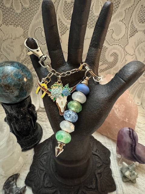 Key Chain- Boho Bull