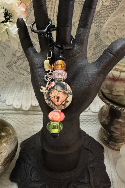 Key Chain- Whimsy Hearts