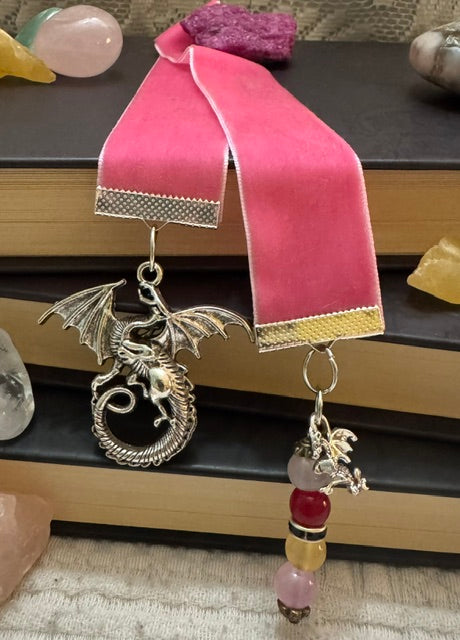 Bookmark- Silver Dragon