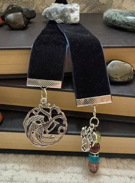 Bookmark- Silver Zmey Dragon