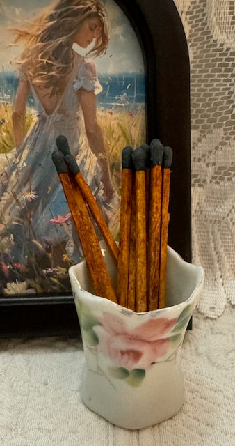 Pink Roses Toothpick Holder