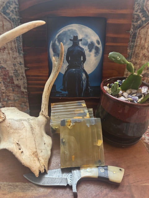 Midnight Ride Confetti - Cocoa Butter & Hemp Seed Base Soap