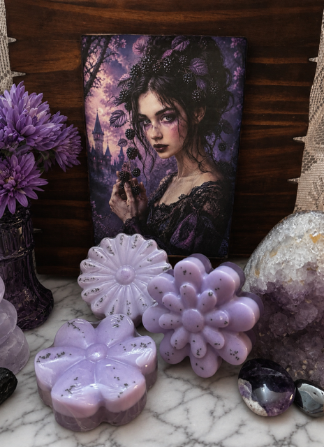 Soaps- Honey & Goat's Milk- Grimm's Berry Swirl