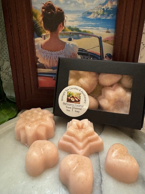 Oatmeal Soap- Mahogany Coconut -Travel Size