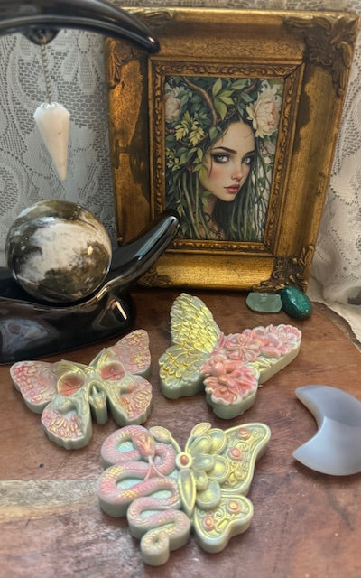 Goat's Milk Base Soap- Eucalyptus Tea - Butterflies