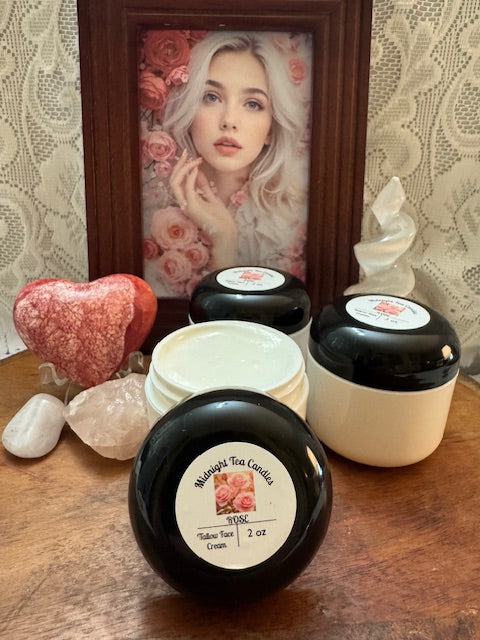 Tallow Face Cream- Rose