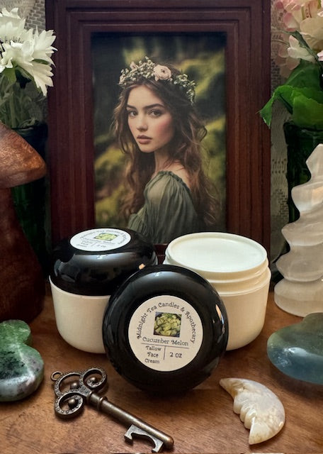 Tallow Face Cream - Cucumber Melon