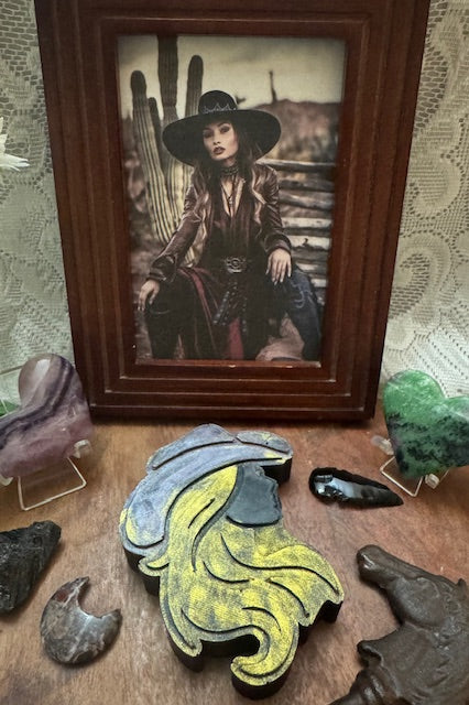 Hempseed & Charcoal Soap- Shea Butter & Warm Vanilla- Cowgirl
