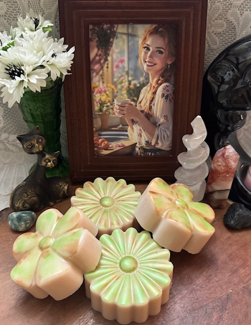 Goat's Milk Soap- Apple Cider Donut- Geometric Flowers