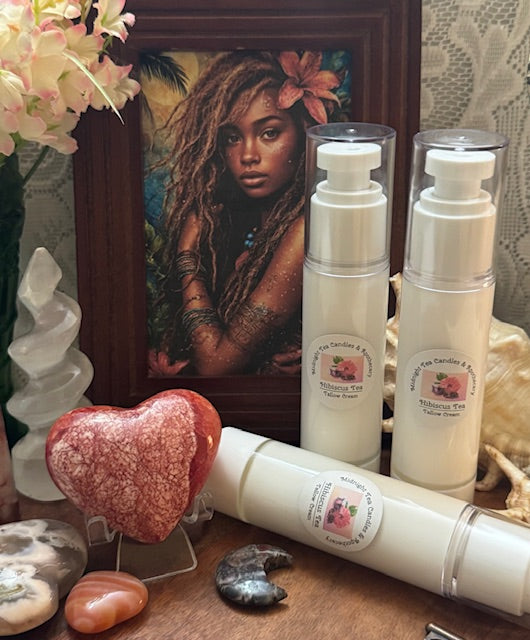 Tallow Face Cream - Hibiscus Tea