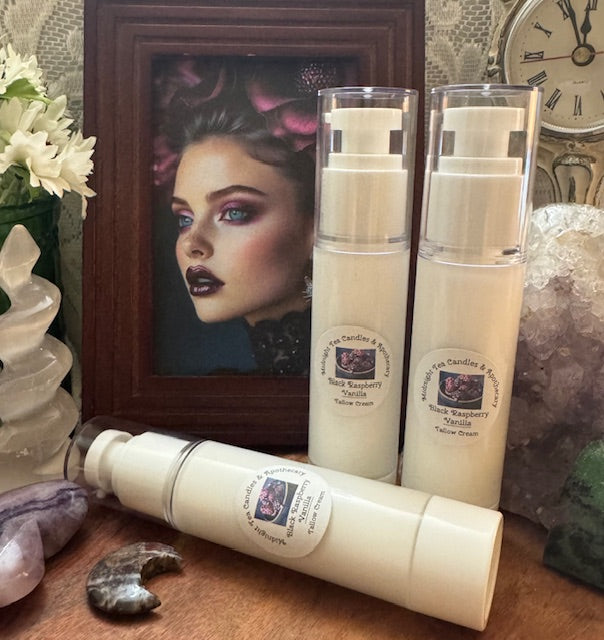 Tallow Face Cream- Black Raspberry Vanilla