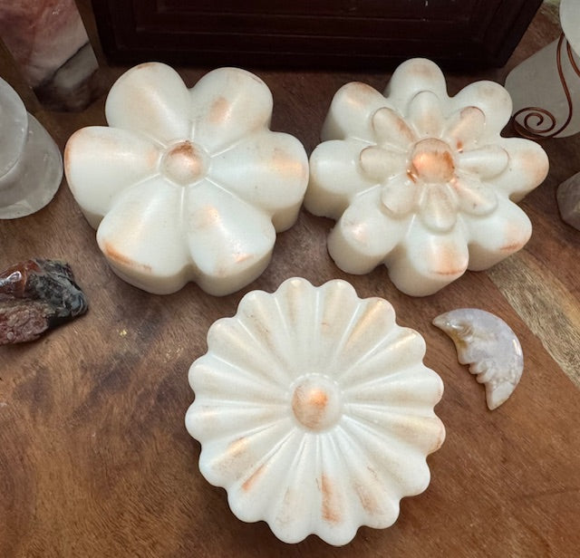 Soap- Shea Butter- Brown Sugar Fig - Geometric Flowers