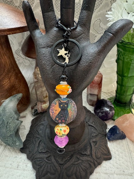 Key Chain - Black Cat