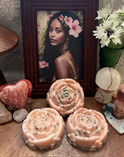 Soap- Goat's Milk- Hibiscus Tea  - Flowers
