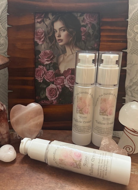 Tallow Face Cream- Rose