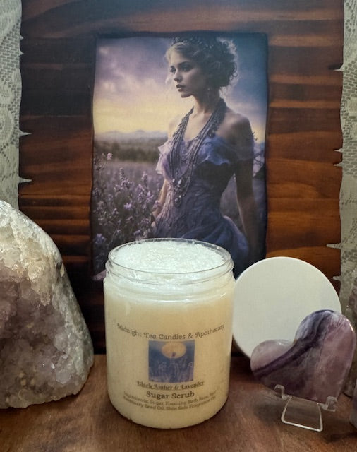 Sugar Scrub- Black Amber Lavender