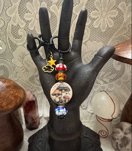 Key Chain- Mushrooms