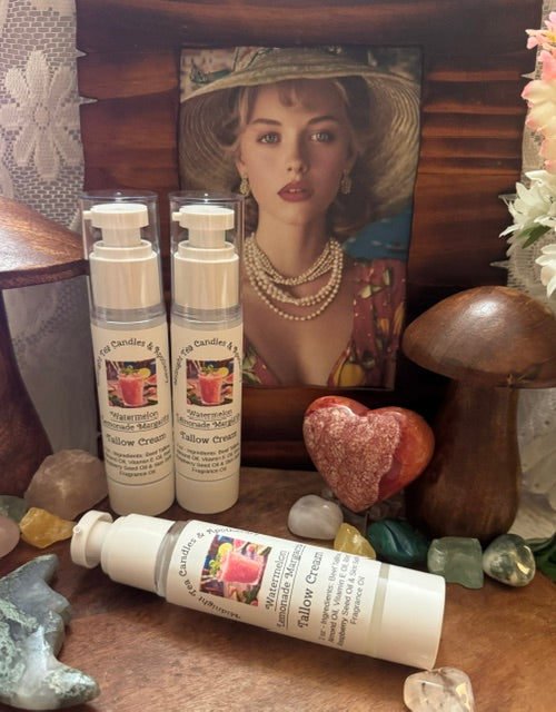 Tallow Face Cream- Watermelon Lemonade Margarita-