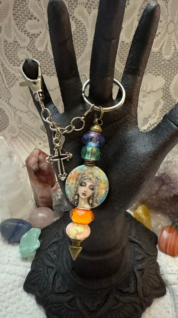 Key Chain- Sun Goddess