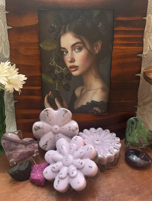 Soap- Honey & Goat's Milk- Grimm's Berry Swirl