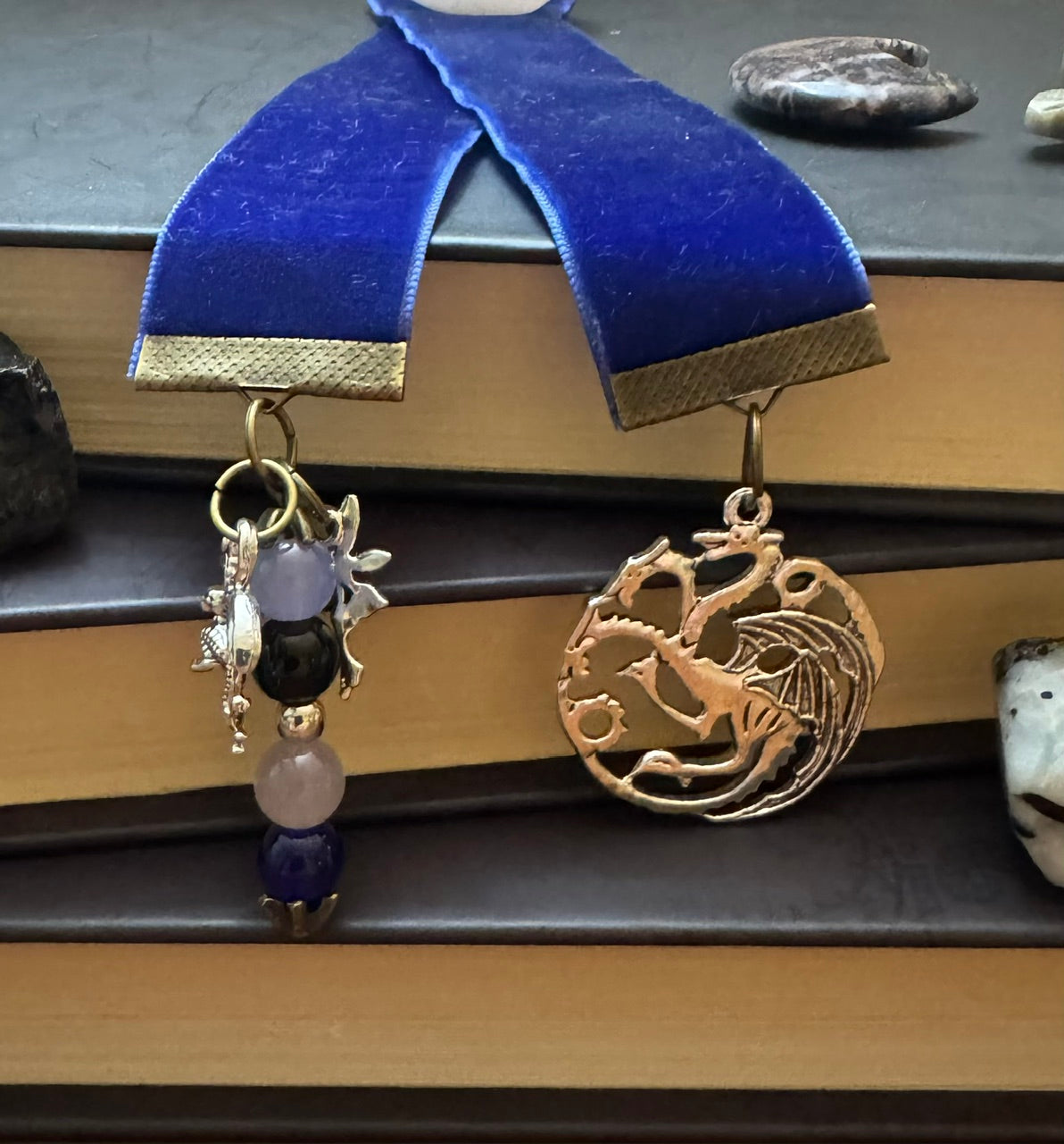 Bookmark- Silver Zmey Dragon