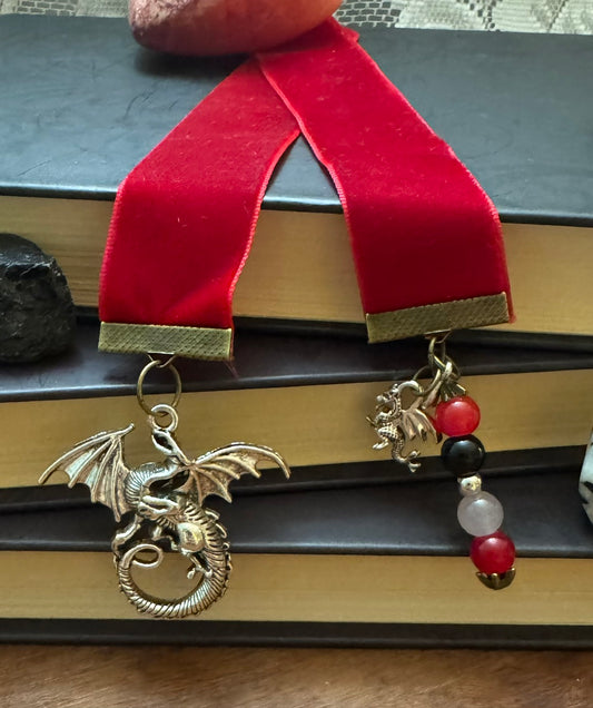 Bookmark- Silver Dragon