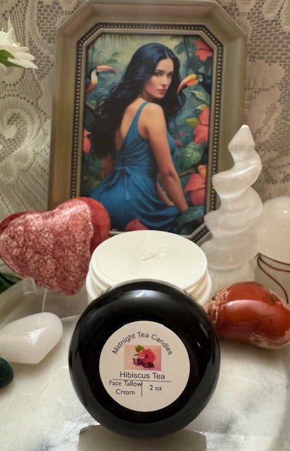 Tallow Face Cream - Hibiscus Tea